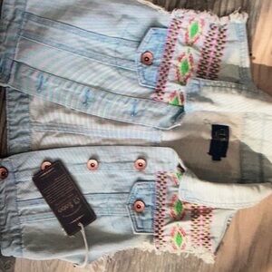Ci soon NWT Girls denim Vest